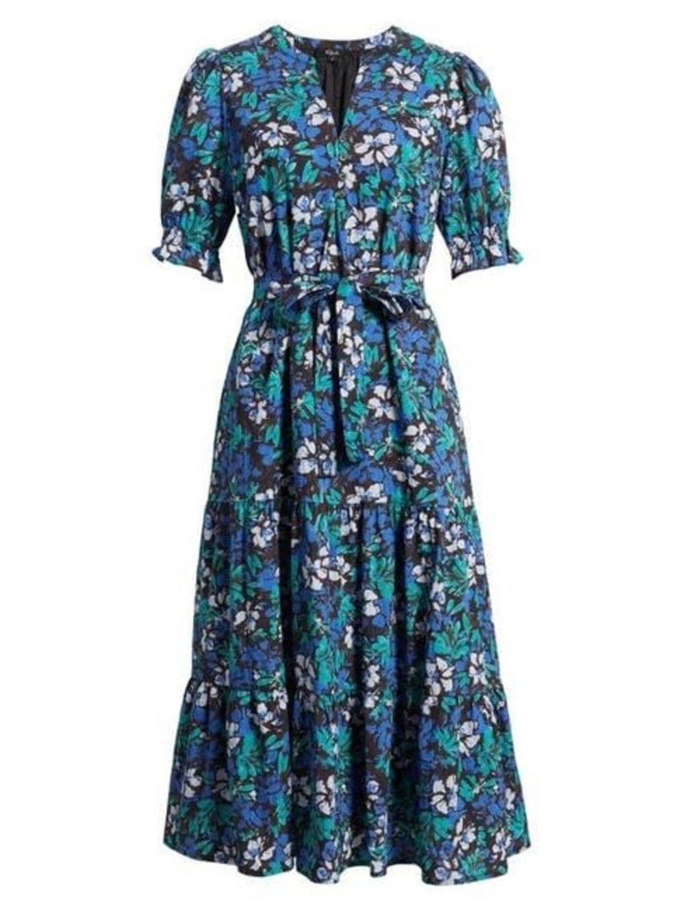 Rails | Eliana Floral Tiered Midi Dress | Small